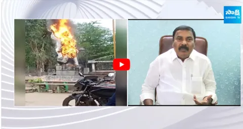 TDP Leaders Fires YSR Statue in Bapatla District