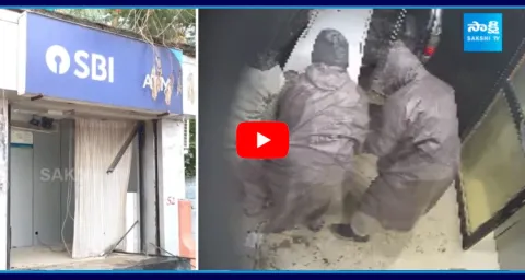 Thieves Stole SBI ATM Machine In Kamareddy District