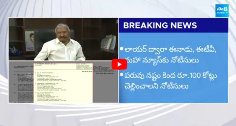 Peddireddy Ramachandra Reddy Sent Defamation Suit Notices to ETV maha news