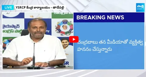 YSRCP Srikanth Reddy About Chandrababu Prestation