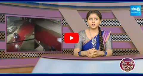 Red Water Leaked For Drainage In Jeedimetla