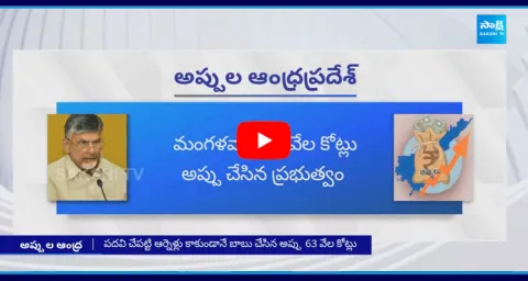Chandrababu Naidu Debts On AP Government