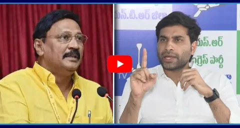 Devineni Avinash Strong Counter To TDP MLA Gadde Rama Mohan