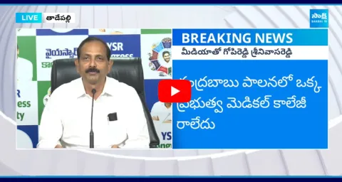 YSRCP Gopireddy Srinivas Reddy Fires at Chandrababu