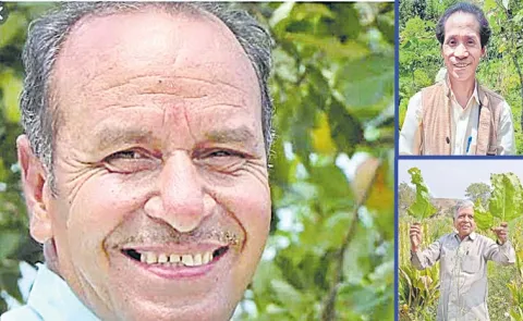 Farmer Scientists Harriman Sharma, L Hangthing and Subhash Sharma wins Padma Shri awards