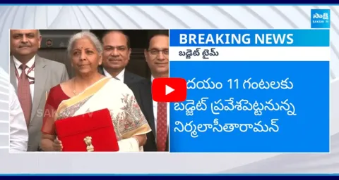 Union FM Nirmala Sitharaman Leaves For Parliament To Present Union Budget 2025