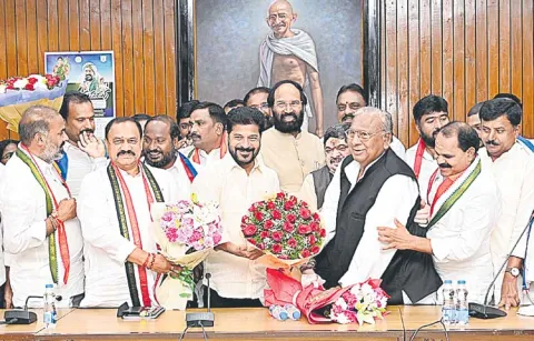 CM Revanth at the felicitation meeting of BC associations