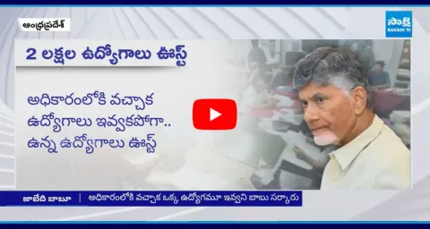 Chandrababu Government Take Away 2 Lakh Jobs