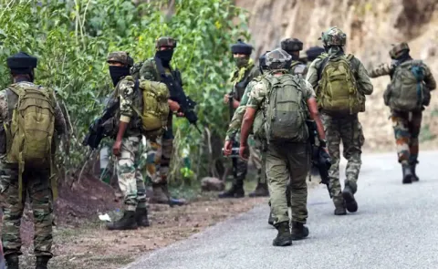   Encounter breaks out between security forces and terrorists