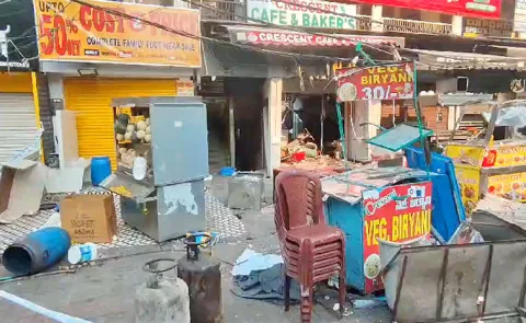Ameerpet Bakery Cylinder Blast In Hyderabad