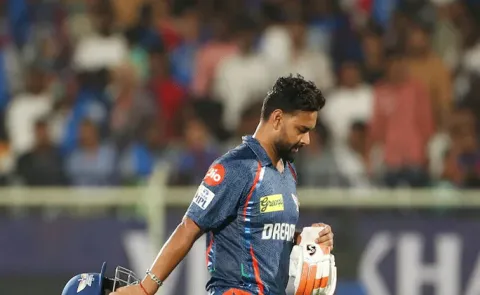 Rishabh Pant Flops On LSG Debut With 6-Ball Duck