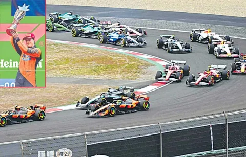 Oscar Piastri wins Chinese Grand Prix title