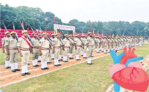 Policemen In Srikakulam Suffering From Heart Attacks Due To Duty Stress