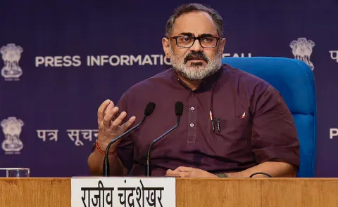 BJP picks Union minister Rajeev Chandrasekhar as state President