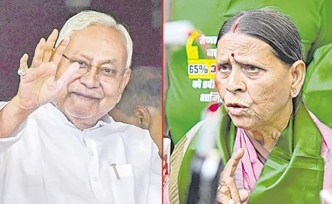 Nitish Kumar vs Rabri Devi in Assembly: Bihar