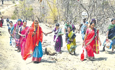 There is no proper road to the tribal village of Burki