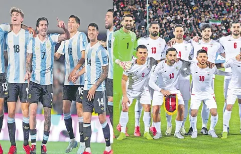 Argentina and Iran qualify for the World Cup football tournament