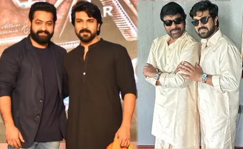 Chiranjeevi And Ntr Birthday wishes To Ram Charan
