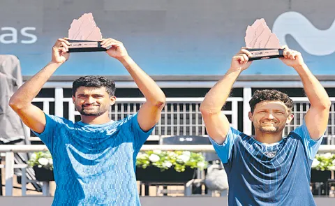 Chile Open 2025: Rithvik Choudary Bollipalli wins doubles title