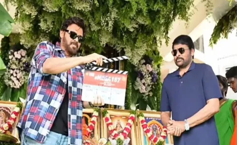 Mega 157: Chiranjeevi, Anil Ravipudi Movie Pooja Ceremony