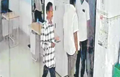 Jana Sena leaders inhumanity towards female employee