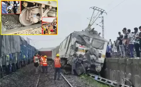 Kamakhya Express Train Derailed Near Choudwar Of Odisha