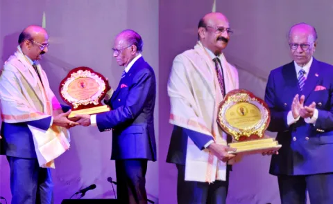 Doctor Guduru Jagadeesh Gets Viswa Vydya Divyanga Bandhu Award