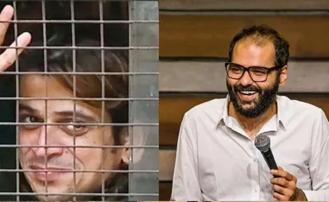 We Are Ready Shiv Sena style Welcome: To Kunal Kamra Rahool Kanal