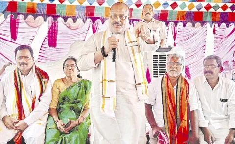 Minister Atchannaidu in Santhabommali: Andhra Pradesh