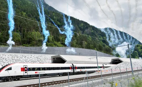 Switzerland is known for its extensive tunnel network