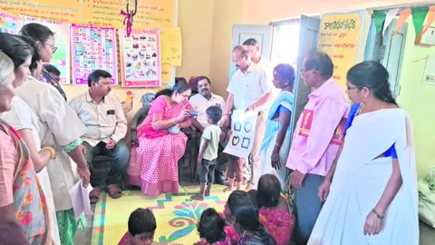 చిన్నారుల ఆరోగ్యంపై నజర్‌ 