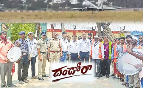 GHMC officials campaign against garbage into the airport