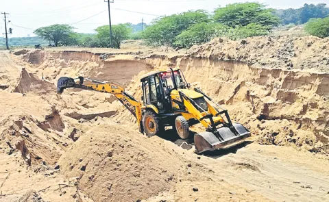 Chandrababu TDP alliance Govt Sand Mafia AP Statewide