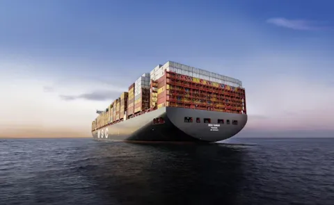 Worlds largest container ship MSC Turkiye docks at Vizhinjam Port