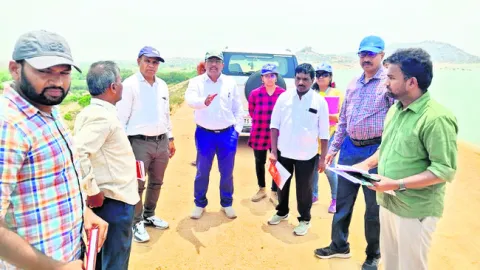 ‘ర్యాలంపాడు’ లీకేజీల పరిశీలన 