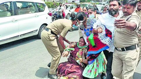 సీఎం రేవంత్‌రెడ్డి ఇంటి ముట్టడికి యత్నం 