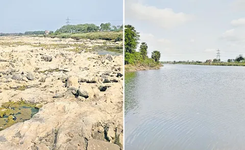 water crisis in Telangana photo feature