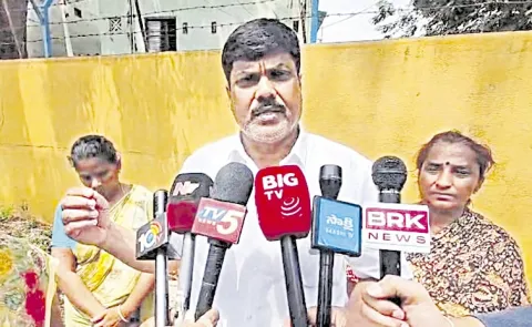 Clashes between NRI couple and TDP workers