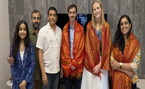 Tollywood Producer Dil Raju Meet Australia Consulate Persons In Hyderabad