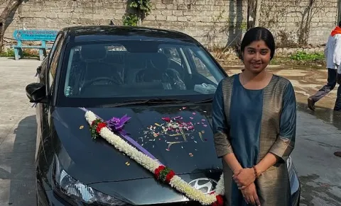 Choreographer Shrasti Verma Buys New Hyundai Car