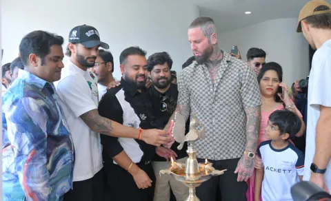 TBC Salon Launched by Cricketer Nitish Kumar Reddy