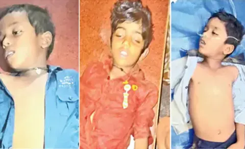 Three children Ends Life In annamayya