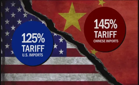 China strikes back with 125percent tariffs on US goods