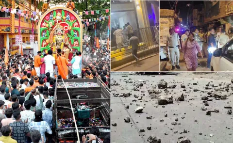 Stone Pelting During Hanuman Jayanti Procession in Madhya Pradesh