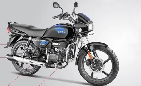 Hero Splendor Plus updated with front disc brake option