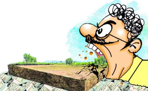 TDP Leaders Accused of Encroaching Government Lands in Ongole