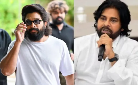Allu Arjun Meet AP Deputy CM Pawan Kalyan