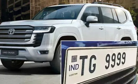 9999 remains the most popular vehicle number
