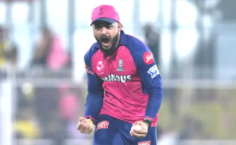 Riyan Parag Breaks Record For Most Catches Taken By An RR Player In IPL