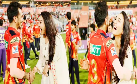 Preity Zinta Congratulates Chahal With Hug After PBKS Win On KKR Celebrations Viral